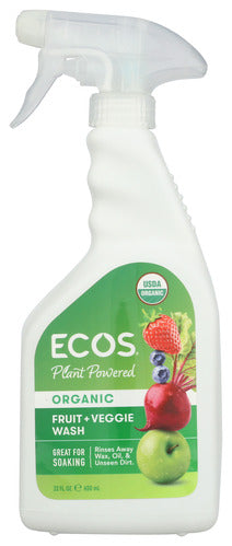 ORGANIC VEGGIE WASH ECOS 22OZ  '749174095145