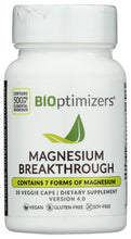 MAGNESIUM BREAKTHROUGH BIO 30 CAPS  '760851666359