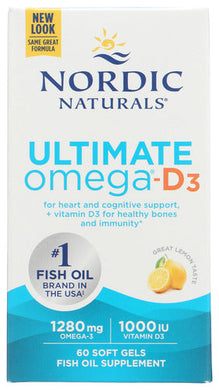 ULTIMATE OMEGA-D NORDIC NATURALS 60   '768990017940