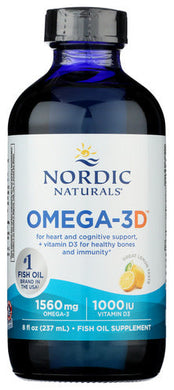 OMEGA-3D NORDIC NATURALS 8FZ LEMON   '768990027659