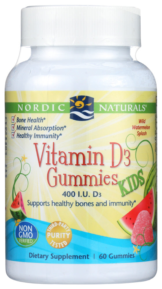 VITAMIN D3 GUMMIES NORDIC NAT 60GUM     '768990311437