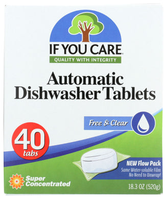 DISHWASHER TABLETS IF YOU CARE  '770009250897