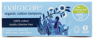 TAMPONS NATRACARE CT REGULAR   20CT  '782126001009