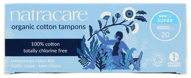 TAMPONS NATRACARE CT SUPER   20CT  '782126002006