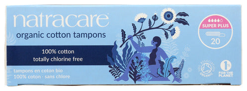 TAMPONS NATRACARE CT SUPER PLUS   20CT  '782126002020