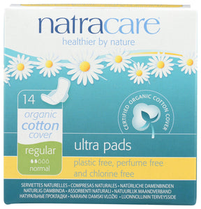 PADS ULTRA W/ WINGS NATRACARE 4CT   14CT  '782126003058