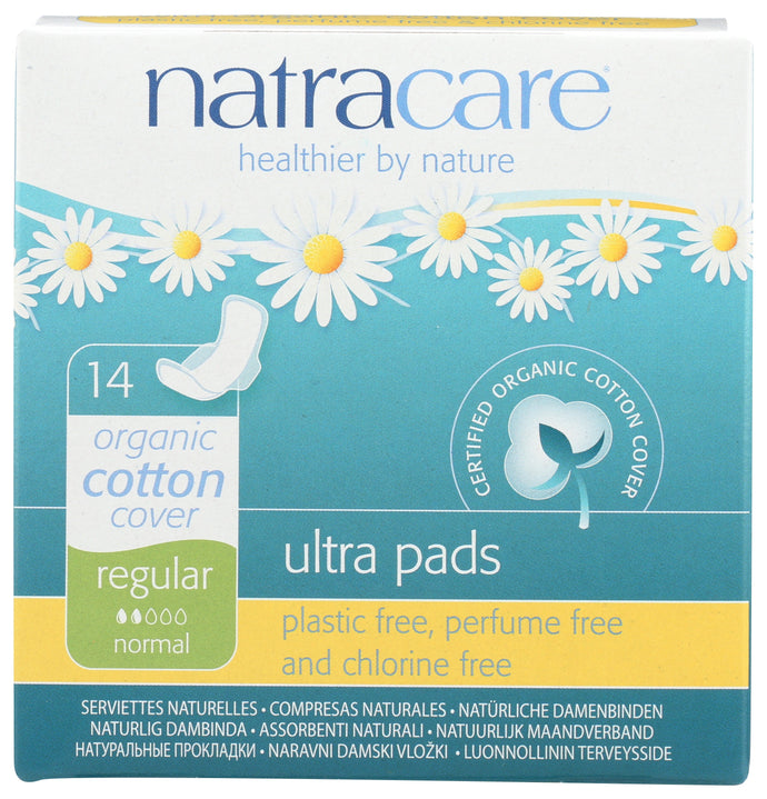 PADS ULTRA W/ WINGS NATRACARE 4CT   14CT  '782126003058