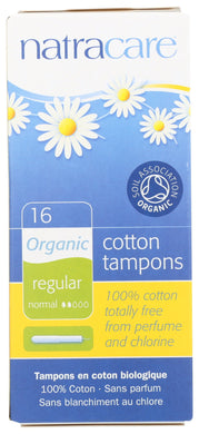 TAMPONS NATRACARE 6CT REG W/APPLIC   16 CT  '782126008008