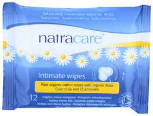 INTIMATE WIPES NATRACARE CT   12CT  '782126200150