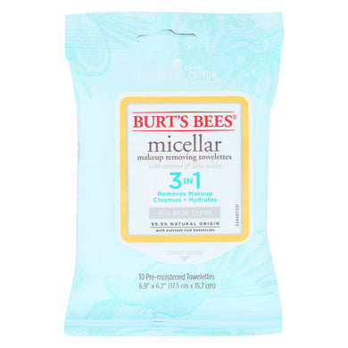 TOWELETTES BURT'S BEES MICELLAR COC   '792850904026