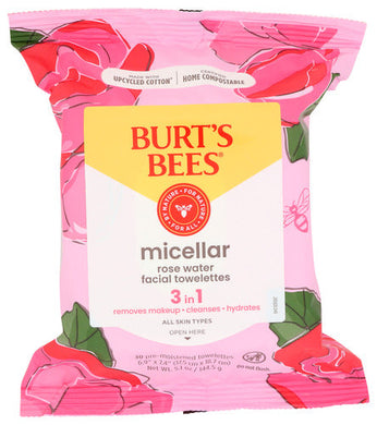 MICELLAR WIPES BURTS ROSE   '792850908369