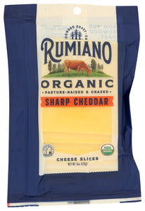 CHEESE SHARP CHEDDAR SLICES RUMIANO  '811355002614
