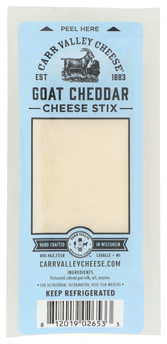 CHEESE STIX GOAT CHEDDAR CARR VALLE   '812019026533