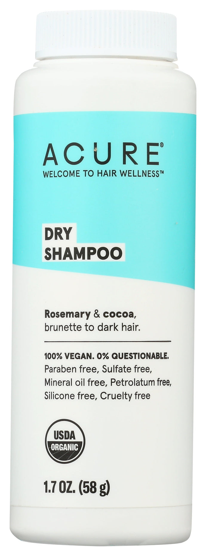 DRY SHAMPOO ACURE 1.7OZ DARK HAIR '813424020383
