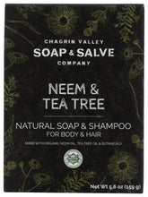 SHAMPOO BAR SOAP SALVE NEEM TEA TRE    '813481020616