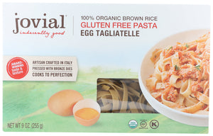 PASTA JOVIAL EGG TAGLIATELLE BROWN RICE GLUTEN FREE   9 OZ  '815421011302