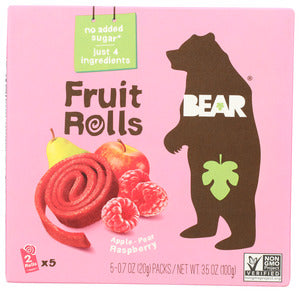FRUIT ROLLS BEAR RASPBERRY    '817946020067