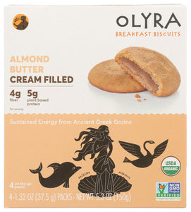 BISCUITS OLYRA ALMOND BUTTER CREAM    '819019020516