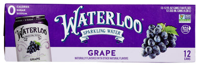 WATER WATERLOO GRAPE   12/12 OZ  '819215020464
