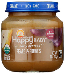 BABY HAPPY BABY PEARS & PRUNES   '819573015133
