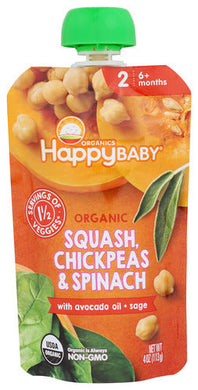 BABY HAPPY BABY SQUASH CHICKPEA SPI   '819573016390