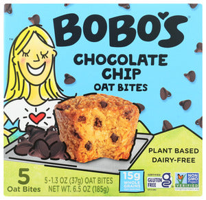 BAR BOBOS OAT BITES CHOC CHIP GF    '829262000333