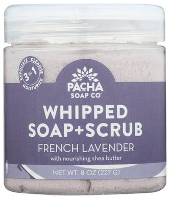WHIPPED SOAP + SCRUB, FRENCH LAVENDER  '840045302116