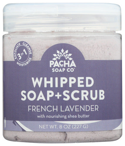 WHIPPED SOAP + SCRUB, FRENCH LAVENDER  '840045302116