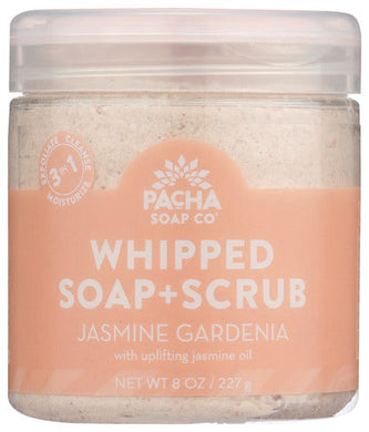 WHIPPED SOAP + SCRUB, JASMINE GARDENIA  '840045305308