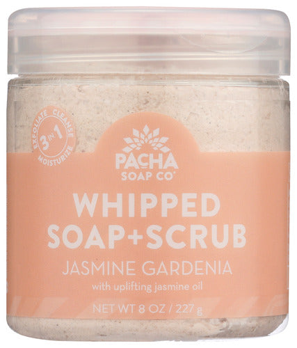 WHIPPED SOAP + SCRUB, JASMINE GARDENIA  '840045305308