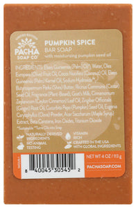 BAR SOAP PACHA PUMPKIN SPICE   '840045305452