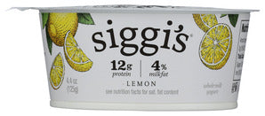 YOGURT SIGGIS LEMON 4.4OZ  '840290700309