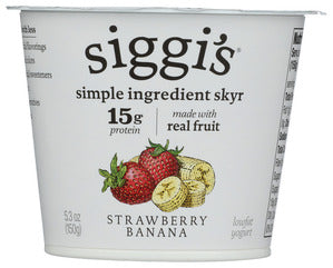 YOGURT SIGGIS STRAW BANANA 5.3OZ  '840290700316
