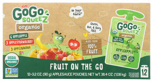 APPLESAUCE GOGO SQUEEZ 12PK VARIETY  '848860001313