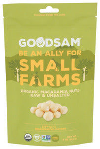 NUTS GOOD SAM MACADAMIA RAW UNSALT   '850014333539