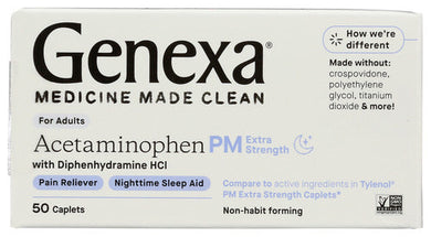 ACETAMINOPHEN PM GENEXA   '850015736377