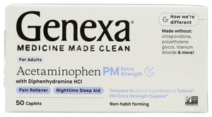ACETAMINOPHEN PM GENEXA   '850015736377