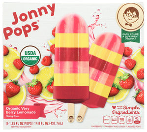 ICE CREAM JONNY POPS VERY BERRY LEM  '850028051818