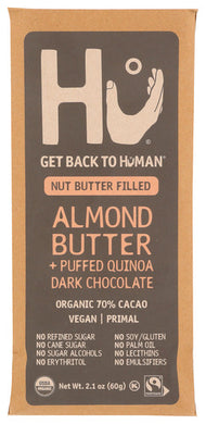 CHOC BAR HU ALMOND BUTT QUINOA DK  '850180006008