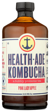 KOMBUCHA HEALTH-ADE PINK LADY APPLE ORGANIC 16 OZ '851861006126