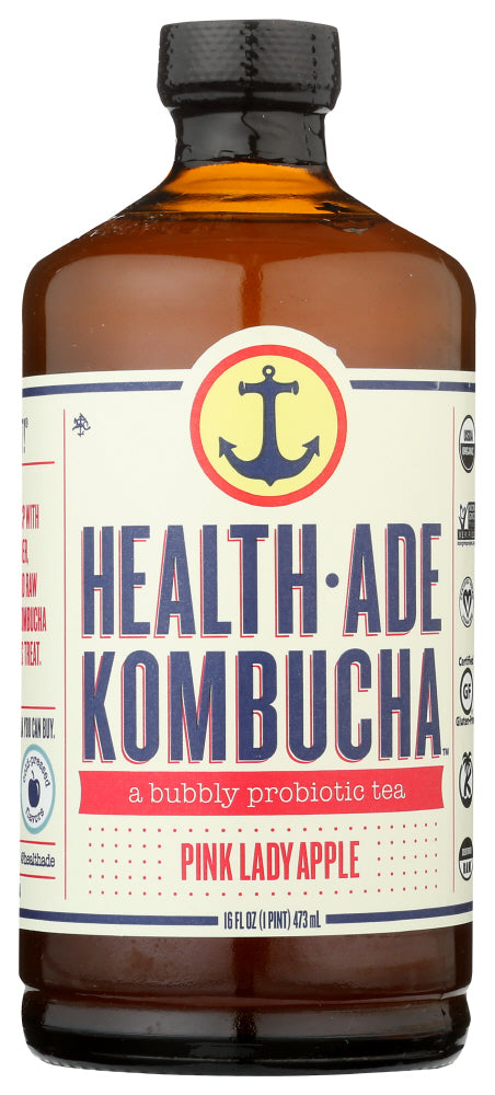 KOMBUCHA HEALTH-ADE PINK LADY APPLE ORGANIC 16 OZ '851861006126