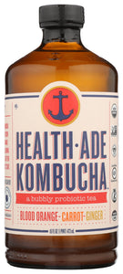KOMBUCHA HEALTH-ADE BLOOD ORANGE CARROT GINGER ORGANIC 16 OZ '851861006164