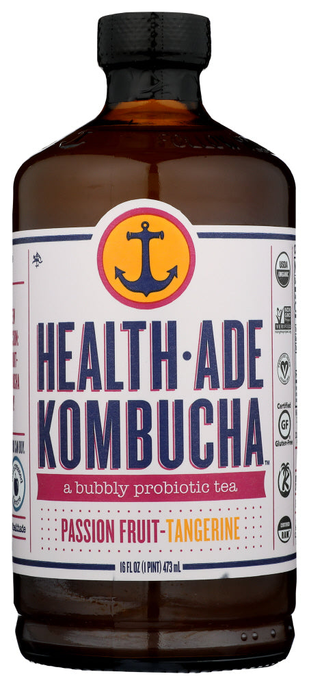 KOMBUCHA HEALTH-ADE PASSION FRUIT TANGERINE 16 OZ 851861006867