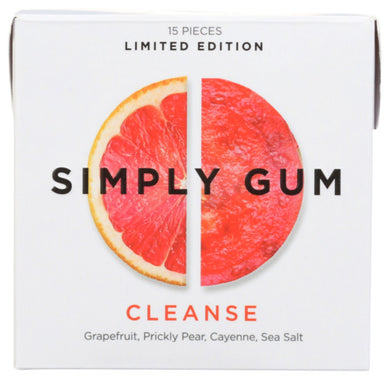 CANDY SIMPLY GUM CLEANSE GRAPEFRUIT   '852466006276