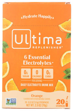 ELECTROLYTE POWDER ULTIMA 20PK ORAN  '853218000115