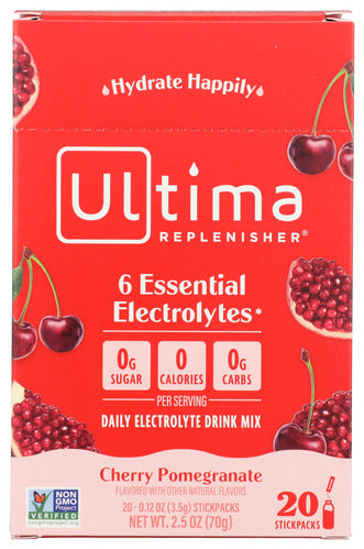 ELECTROLYTE POWDER ULTIMA 20PK CHER  '853218000214