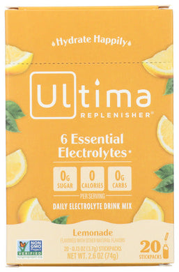 ELECTROLYTE POWDER ULTIMA 20PK LEMO   '853218000610