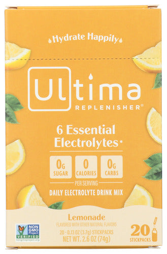 ELECTROLYTE POWDER ULTIMA 20PK LEMO   '853218000610