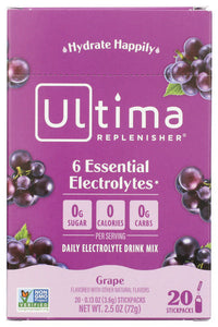 ELECTROLYTE POWDER ULTIMA 20PK GRAP  '853218000818