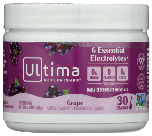 ELECTROLYTE POWDER GRAPE ULTIMA   '853218000825